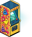 Yellow Arcade Machine