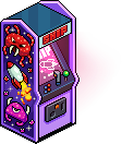 Purple Arcade Machine