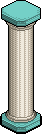 Doric Teal Pillar