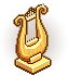 Gold Athenian Harp