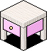 Pastel Bedside Table