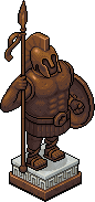 Bronze Warrior Statue