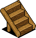 Log Cabin Stairs