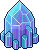 Luminescent Ice Boulder