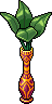 Decorated Palm Vase