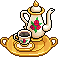 Dark Elegant Tea Set