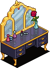 Dark Elegant Vanity Mirror
