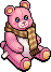 Pink Scarf Bear