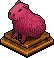 Rhodochrosite Capybara