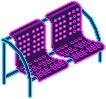 Digitized Street Bench
