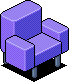 Purple Parlour Chair