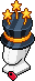 Dark Obsidian Star Hat