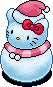 Hello Kitty Snowgirl