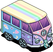 Pretty Pastel Van