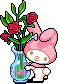 My Melody Vase