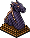 Rose Gold Dragon Lamp
