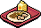 Red Lunch Tray