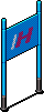 Blue Ski Banner