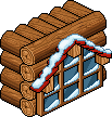 Log Cabin Window