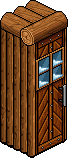 Log Cabin Door