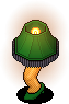 Leggy Green Lamp