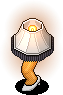 Leggy Silver Lamp