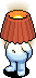 Red Potbelly Lamp