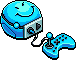 Blue Smiley Console