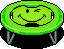 Green Smiley Trampoline