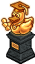 Graduate Duck Statue