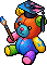 Arty Teddy Bear