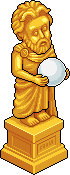 Gold Lightkeeper Statue A