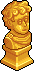 Gold Prince Sculpture