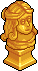 Gold Princess Sculpture