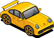 Yellow Sports Car