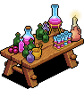 Papa Smurf's Lab table
