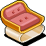 Pink Blufxus Mode Sofa Chair