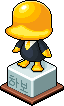 Gangnam Duck Gold Statue