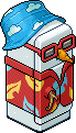 Holiday Frosty Fridge