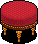 Ruby Vintaque Stool