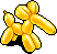 Yellow Elephant Balloon