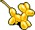 Yellow Mouse Balloon