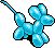 Blue Mouse Balloon