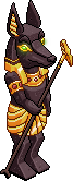 Sculpture of Anubis