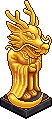 Golden Dragon Statue