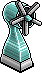 Teal Powered Fan