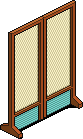 Teal Oriental Screen