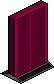 Maroon Spaceship Door