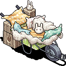 Wheelbarrow Bunny Bed