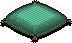 Pillow - aqua